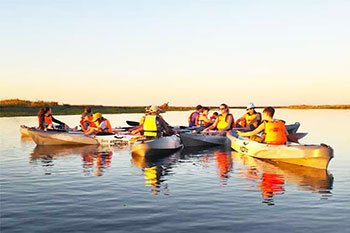 Paseos en kayak en los Esteros Iberá